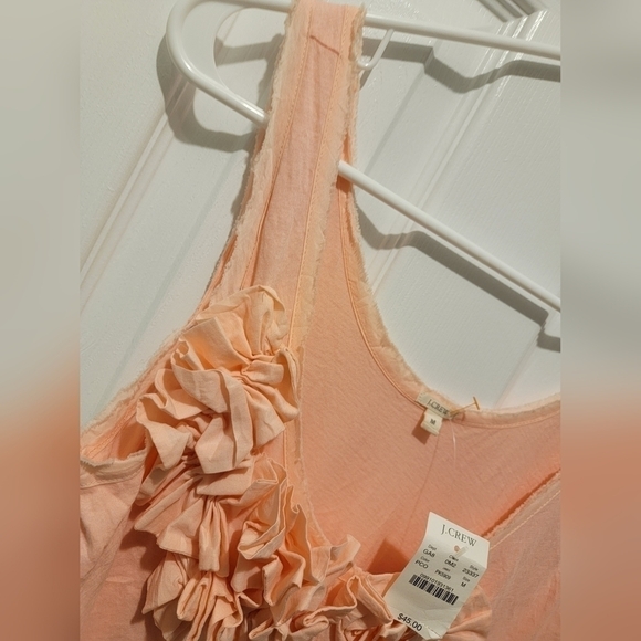 J. Crew  Ruffle Front Distressed Tank Top - Picture 5 of 7